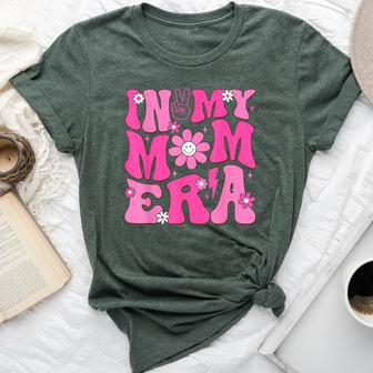 In My Mama Era Groovy Mom Era Womens Bella Canvas T-shirt | Mazezy