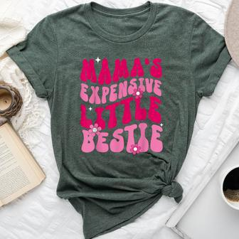 Mama's Expensive Little Bestie Mama Life Bella Canvas T-shirt - Seseable