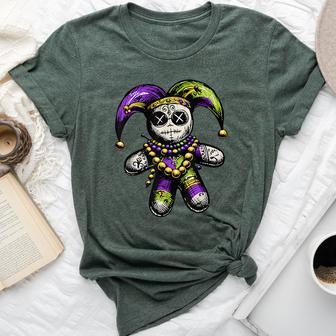 Mardi Gras Witch Doctor Goth Voodoo Doll Costume Bella Canvas T-shirt - Seseable