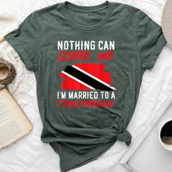 Married To A Trinidadian Husband Wife Trinidad And Tobago Bella Canvas T-shirt - Monsterry AU