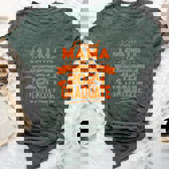 Matching Family Orange Proud Mama Class Of 2024 Graduate Bella Canvas T-shirt | Mazezy