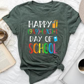 Math Formula 100 Days Of School Math Teacher 100Th Day Bella Canvas T-shirt - Seseable