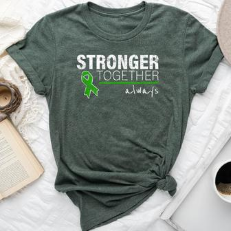 Mental Health Awareness Green Ribbon For For Men Bella Canvas T-shirt - Thegiftio UK