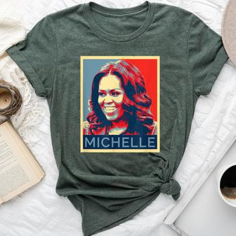 Michelle Obama Black Black History Month Bella Canvas T-shirt - Seseable