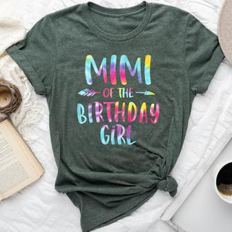 Mimi Of The Birthday For Girl Tie Dye Colorful Bday Girl Bella Canvas T-shirt - Monsterry UK