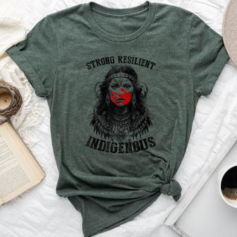 Mmiw Strong Resilient Indigenous Mmiw Awareness Women Bella Canvas T-shirt - Seseable