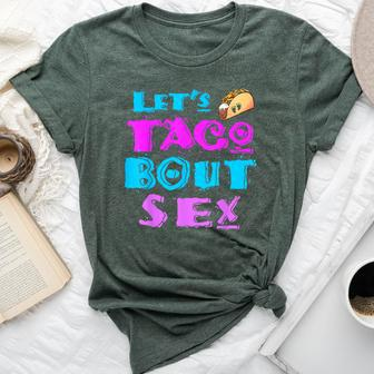Mom And Dad Let's Taco Bout Sex Gender Reveal Bella Canvas T-shirt - Monsterry UK