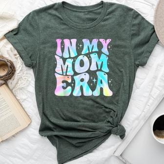 In My Mom Era With Groovy Graphic Cute Mom Bella Canvas T-shirt - Seseable