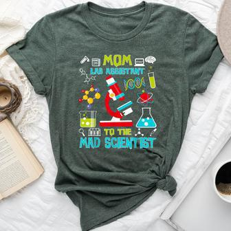 Mom Lab Assistant Mad Scientist Party Birthday Bella Canvas T-shirt - Monsterry