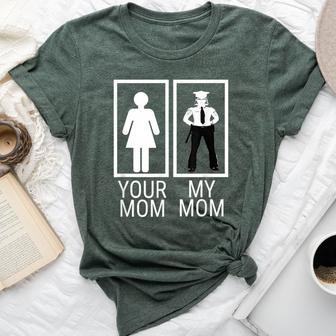 My Mom Is A Police Officer Proud Of Police Mom Bella Canvas T-shirt - Monsterry AU