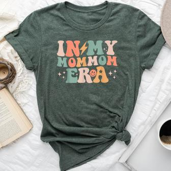 In My Mommom Era Baby Announcement For Grandma Mother's Bella Canvas T-shirt - Seseable