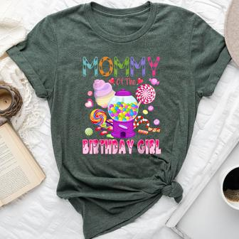 Mommy Of The Birthday Girl Candyland Candy Birthday Bella Canvas T-shirt - Seseable
