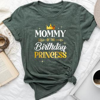 Mommy Of The Birthday Princess Girl Party Matching Family Bella Canvas T-shirt - Thegiftio UK