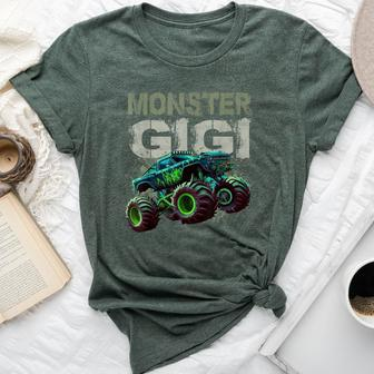 Monster Truck Gigi Family Matching Monster Truck Lovers Bella Canvas T-shirt | Mazezy