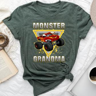 Monster Truck Grandma Monster Truck Are My Jam Truck Lovers Bella Canvas T-shirt - Monsterry