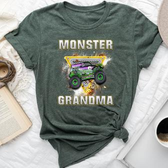 Monster Truck Grandma Monster Truck Are My Jam Truck Lovers Bella Canvas T-shirt - Seseable