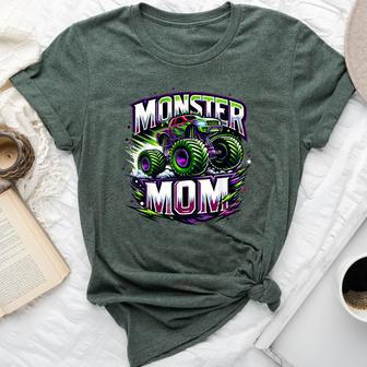 Monster Truck Race Racer Driver Mom Mother's Day Bella Canvas T-shirt - Seseable