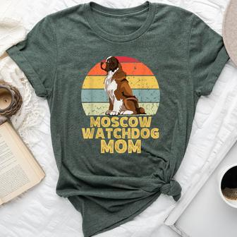 Moscow Watchdog Dog Mom Retro Style Dogs Lover Owner Bella Canvas T-shirt - Monsterry DE