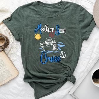 Mother Son Cruise 2024 Family Mom Son Vacation Trip Matching Bella Canvas T-shirt - Thegiftio UK