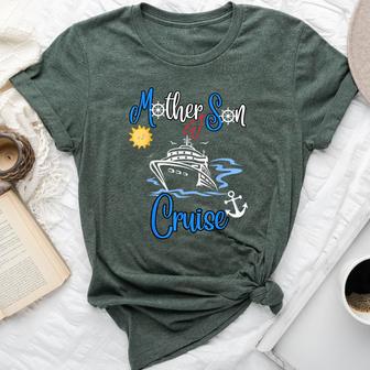 Mother Son Cruise 2024 Family Mom Son Vacation Trip Matching Bella Canvas T-shirt - Thegiftio
