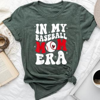 In My Baseball Mom Era Baseball Mama Bella Canvas T-shirt | Mazezy