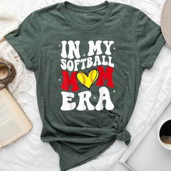In My Softball Mom Era Softball Mama Bella Canvas T-shirt - Monsterry