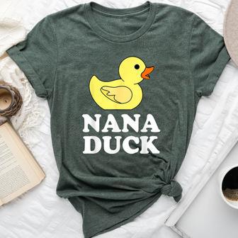 Nana Duck Mama Rubber Duck Lover Bella Canvas T-shirt - Monsterry