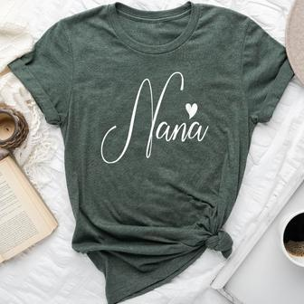 Nana For Grandma Mother's Day Christmas Birthday Bella Canvas T-shirt - Seseable