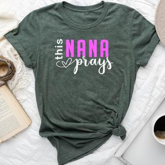 This Nana Love Prays Mother's Day Kid Bella Canvas T-shirt - Monsterry