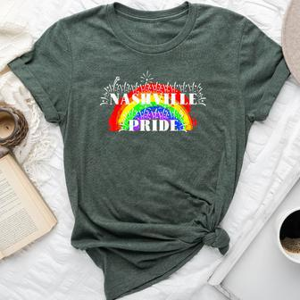 Nashville Pride Rainbow For Gay Pride Bella Canvas T-shirt - Monsterry