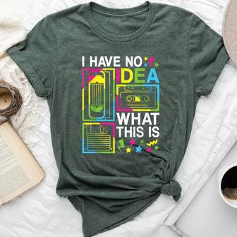 I Have No Idea What This Is 80S 90S Outfit Girl Boy Kid Bella Canvas T-shirt - Thegiftio UK