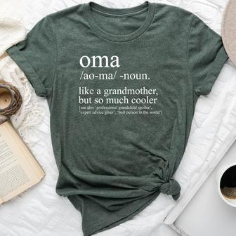 Oma Definition Grandma Mother's Day Christmas Bella Canvas T-shirt - Monsterry UK