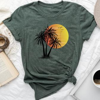 Palm Tree Summer Beach Summer Vacation Men Bella Canvas T-shirt - Thegiftio UK