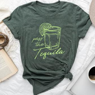 Pass The Tequila Bella Canvas T-shirt - Seseable