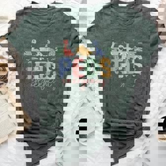 Pediatric Emergency Nurse Dinosaurs Peds Er Nurse Women Bella Canvas T-shirt | Mazezy