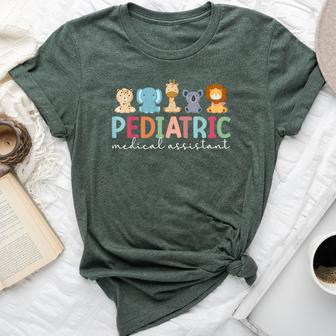 Pediatric Medical Assistant Boho Peds Medical Assistant Bella Canvas T-shirt - Monsterry AU