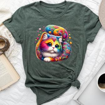 Persian Cat Mom Cat Owner Lover Cat Cute Persian Kitten Bella Canvas T-shirt | Mazezy DE