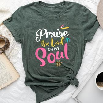 Praise The Lord Oh My Soul Christian Thanksgiving Bella Canvas T-shirt - Monsterry DE