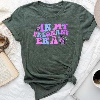 In My Pregnant Era In My Mom Era Pregnancy Announcement Bella Canvas T-shirt - Seseable
