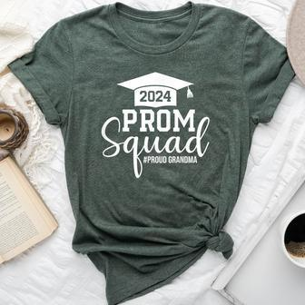 Prom Squad 2024 Graduation Prom Class Of 2024 Proud Grandma Bella Canvas T-shirt - Seseable