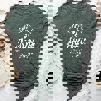 Promoted To Nana Est 2024 For New Baby Shower Grandma Bella Canvas T-shirt - Monsterry
