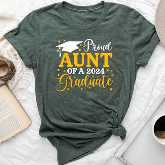 Proud Aunt Of A 2024 Graduate Last Day Of School Family Bella Canvas T-shirt - Monsterry UK