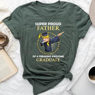 Proud Father Of 2018 Graduate Dab Girl Grad Senior Bella Canvas T-shirt - Monsterry DE