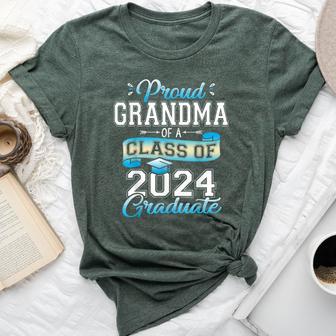 Proud Grandma Of A Class Of 2024 Graduate Senior 2024 Bella Canvas T-shirt - Monsterry