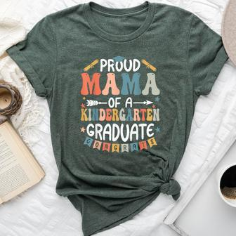 Proud Mama Of A Kindergarten Graduate Class Of 2024 Bella Canvas T-shirt - Seseable