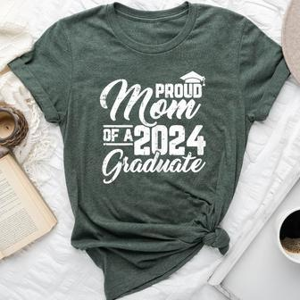 Proud Mom Of A 2024 Graduate Graduation Family Mama Women Bella Canvas T-shirt - Monsterry DE