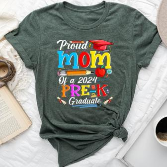 Proud Mom Of A 2024 Pre-K Graduate Family Lover Bella Canvas T-shirt - Seseable