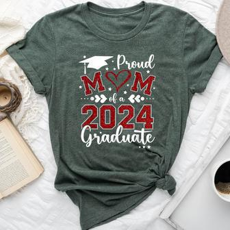 Proud Mom Of A Class Of 2024 Graduate 2024 Senior Mom 2024 Bella Canvas T-shirt | Mazezy AU