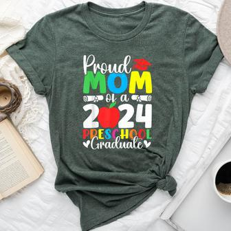 Proud Mom Of A Class Of 2024 Preschool Graduate Graduation Bella Canvas T-shirt - Monsterry UK