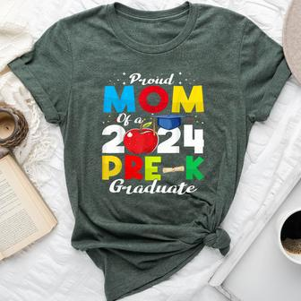Proud Mom Of Pre-K Graduate 2024 Graduation Mom Bella Canvas T-shirt - Seseable